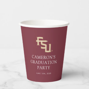Florida State University Graduation Paper Cups