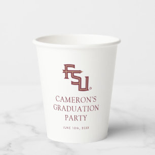 Florida State University Graduation Paper Cups