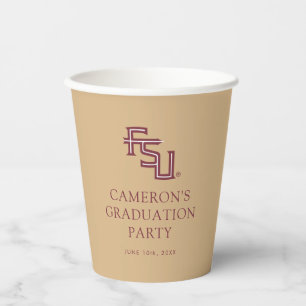 Florida State University Graduation Paper Cups