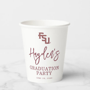 Florida State University Graduation Paper Cups