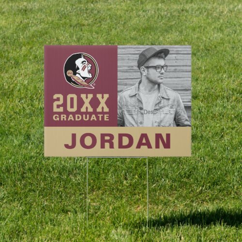 Florida State University Graduation  Photo Sign