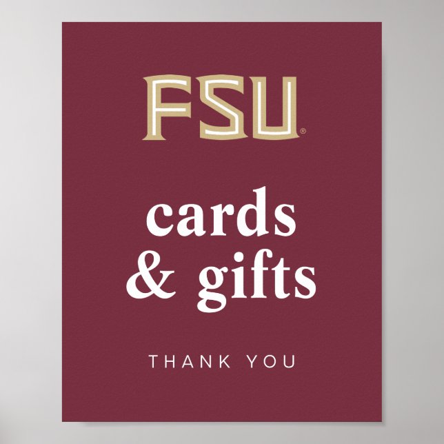 Florida State University Graduation Poster (Front)