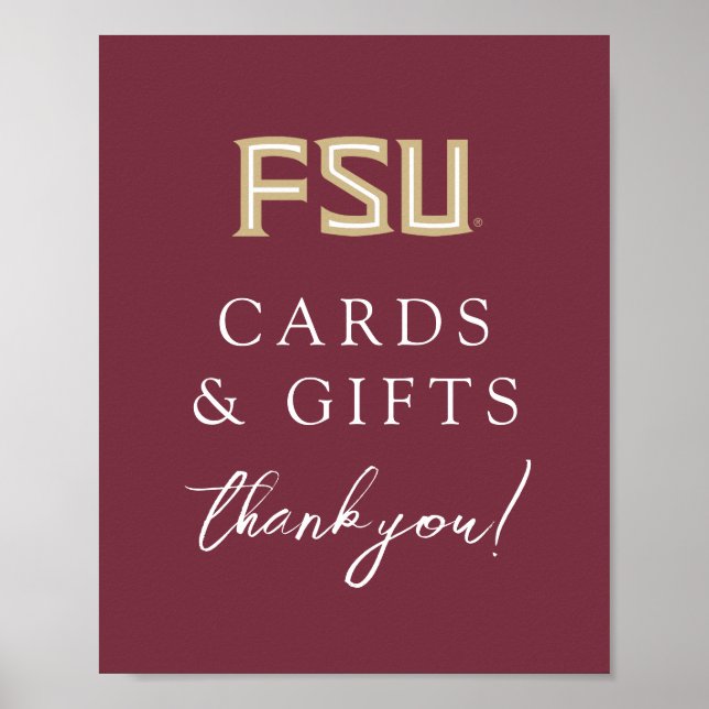 Florida State University Graduation Poster (Front)