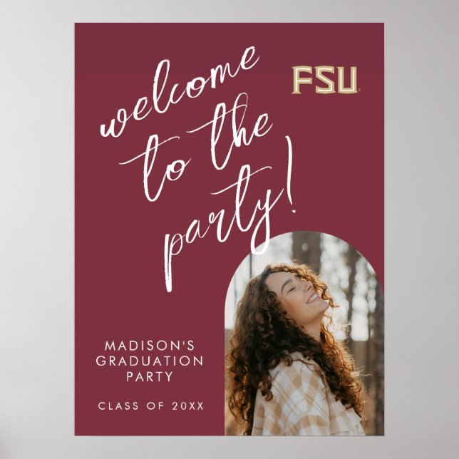Florida State University Graduation Poster (Front)