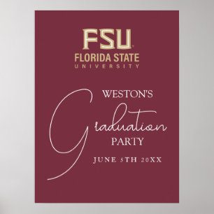 Florida State University Graduation Poster
