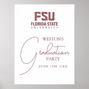 Florida State University Graduation Poster