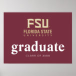 Florida State University Graduation Poster