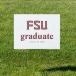 Florida State University Graduation Sign