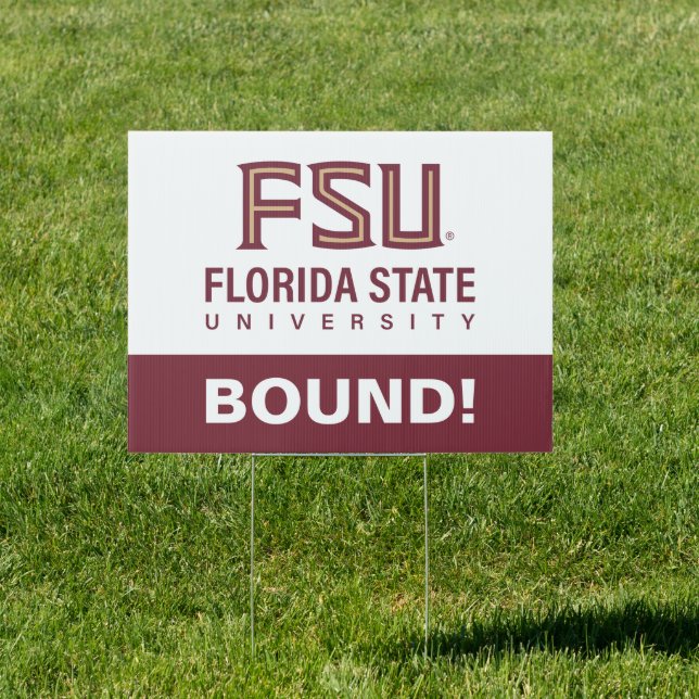 Florida State University Graduation Sign (Insitu)