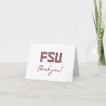 Florida State University Graduation Thank You Card