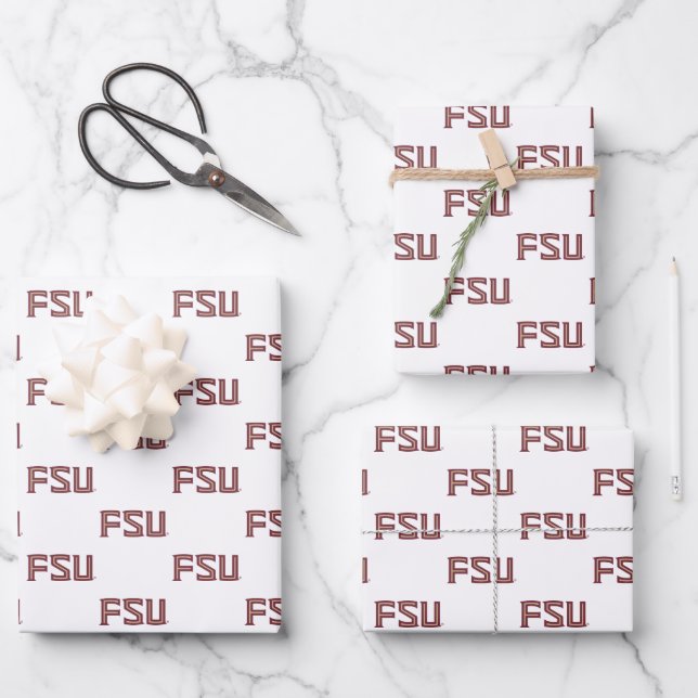 Florida State University Graduation Wrapping Paper Sheets (Front)