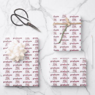 Florida State University Graduation Wrapping Paper Sheets