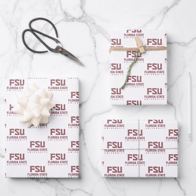 Florida State University Graduation Wrapping Paper Sheets (Front)