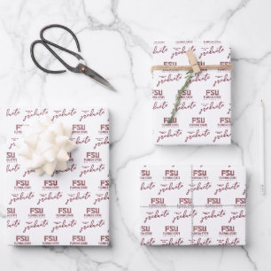 Florida State University Graduation Wrapping Paper Sheets