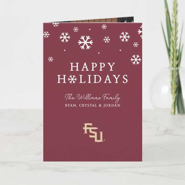 Florida State University Holiday Card (Front)