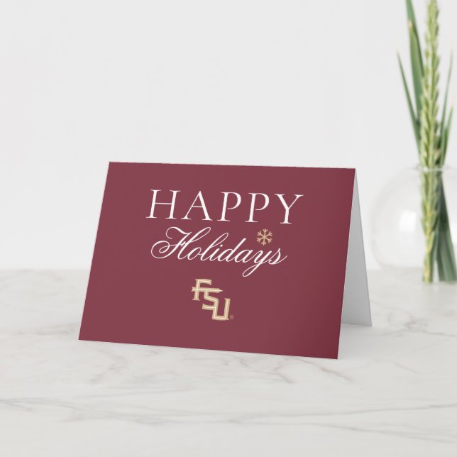Florida State University Holiday Card (Front)