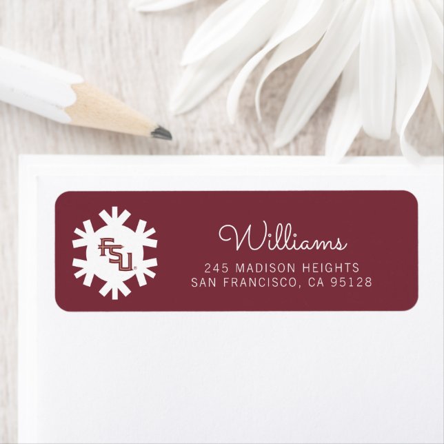 Florida State University Holiday Label (Insitu)