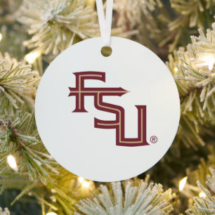 Florida State University Holiday Metal Ornament