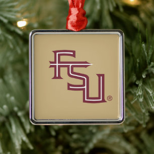 Florida State University Holiday Metal Ornament