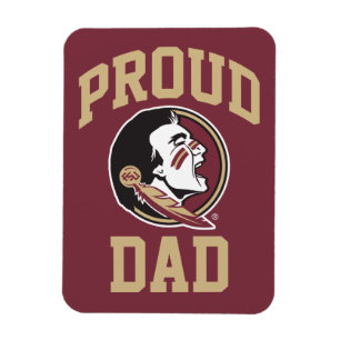 Florida State University Proud Dad Magnet
