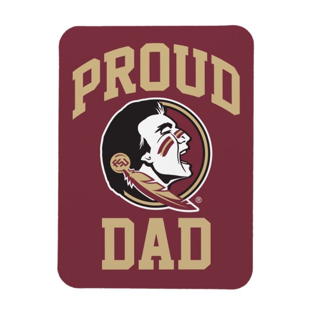 Florida State University Proud Dad Magnet (Vertical)