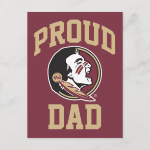 Florida State University Proud Dad Postcard