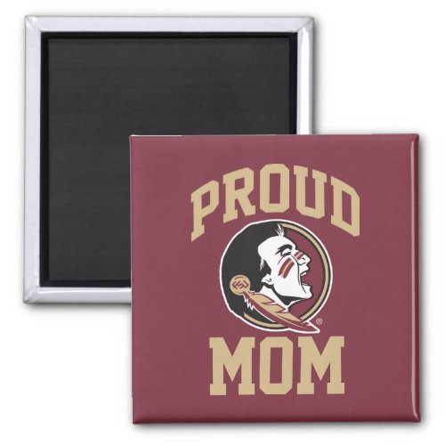 Florida State University Proud Mom Magnet