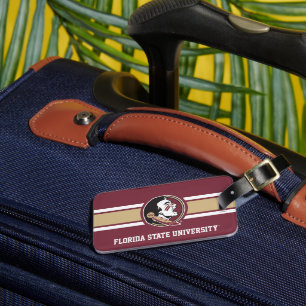 Florida State University Seminoles Gold Luggage Tag