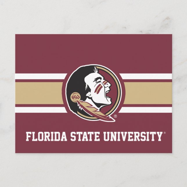 Florida State University Seminoles Gold Postcard (Front)