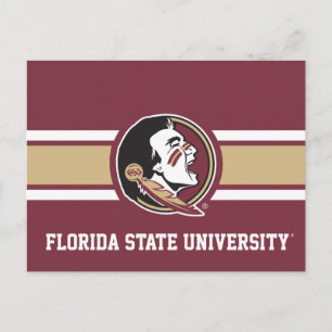 Florida State University Seminoles Gold Postcard