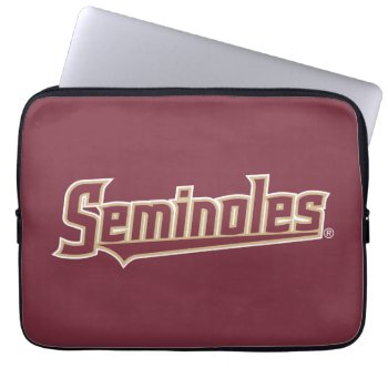 Florida State University Seminoles Laptop Sleeve by floridastateshop at Zazzle