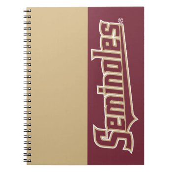 Florida State University Seminoles Notebook by floridastateshop at Zazzle