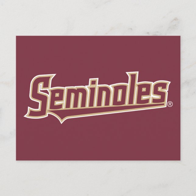 Florida State University Seminoles Postcard (Front)