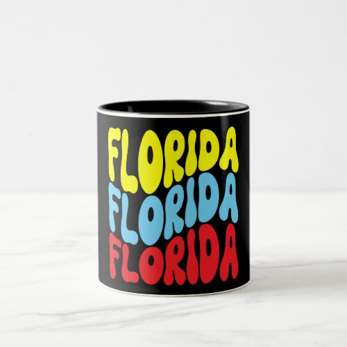 Florida State USA retro style Coffee Mugs
