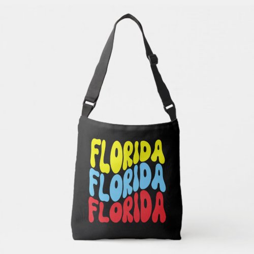 Florida State USA retro style Crossbody Bags