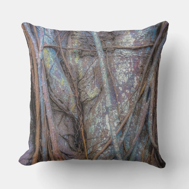 Florida Strangler Fig Outdoor Pillow (Front)
