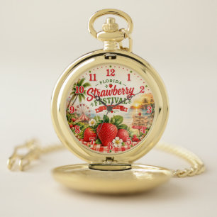 Florida Strawberry Festival Farm Fair Coastal Pocket Watch