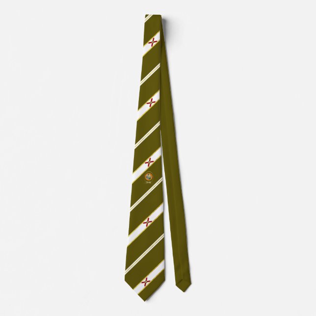 Florida stripes flag neck tie (Front)