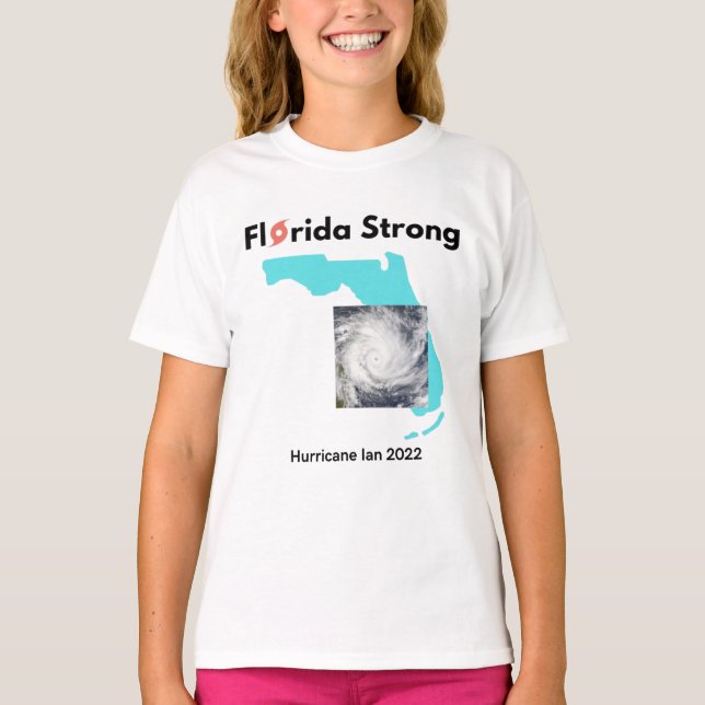 Florida Strong Hurricane Ian 2022 Survivor T-Shirt (Front)