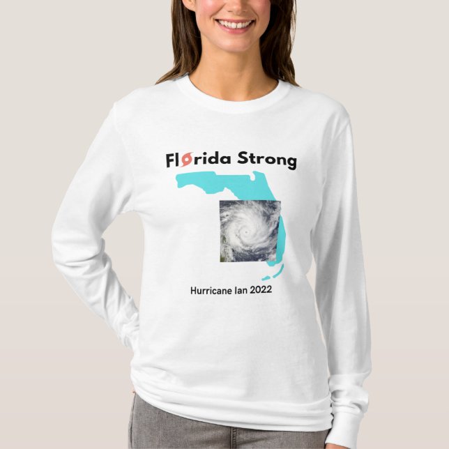 Florida Strong Hurricane Ian 2022 Survivor T-Shirt (Front)