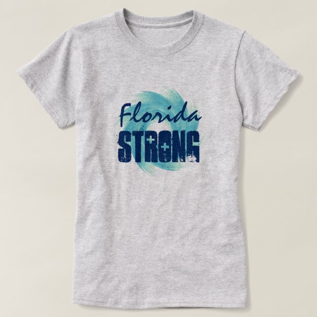 "Florida Strong"  & Hurricane T-Shirt (Design Front)