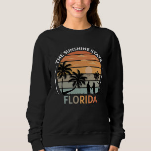 Florida Summer Beach Vintage Sunset 1 Sweatshirt