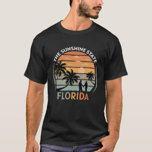 Florida Summer Beach Vintage Sunset 1 T-Shirt