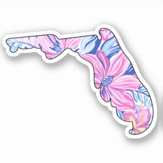 Florida - Summer Sticker - Lilly Inspired (Front)