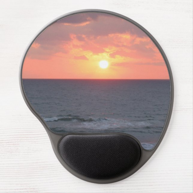 Florida Sunrise Beach Gel Mouse Pad (Front)