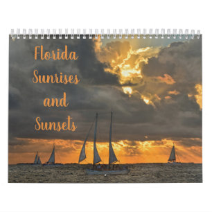 Florida Sunrises and Sunsets Calendar