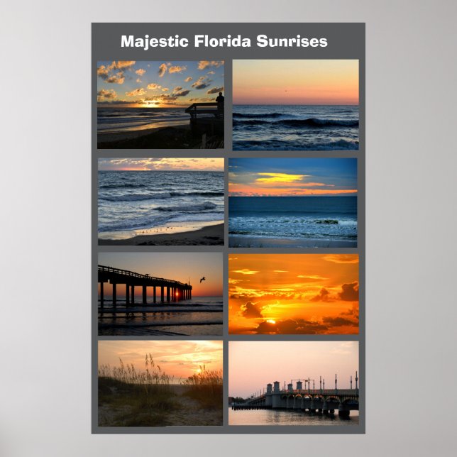 Florida Sunrises Print, Value Poster Paper (Matte) (Front)