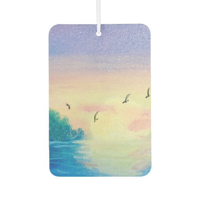 Florida Sunset  Air Freshener (Front)