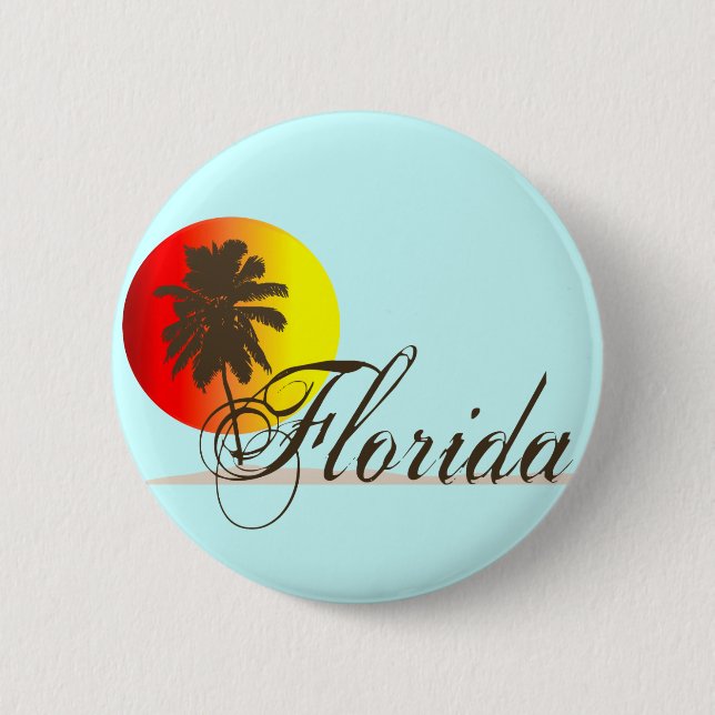Florida Sunset Button (Front)
