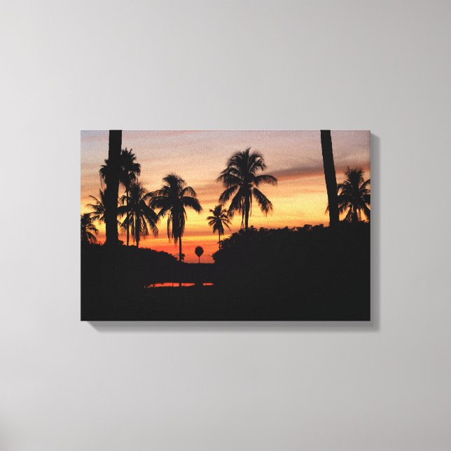 Florida sunset canvas print (Front)